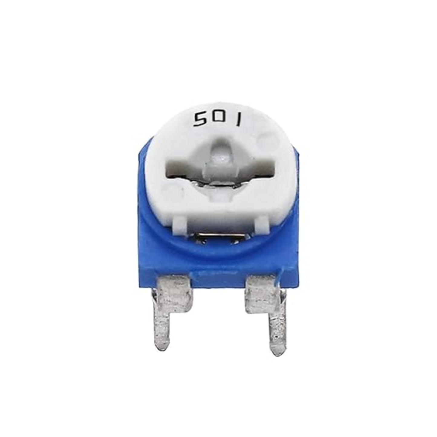 White Blue 500 ohm Variable Resistor 501 Potentiometer For Breadboard - RS562