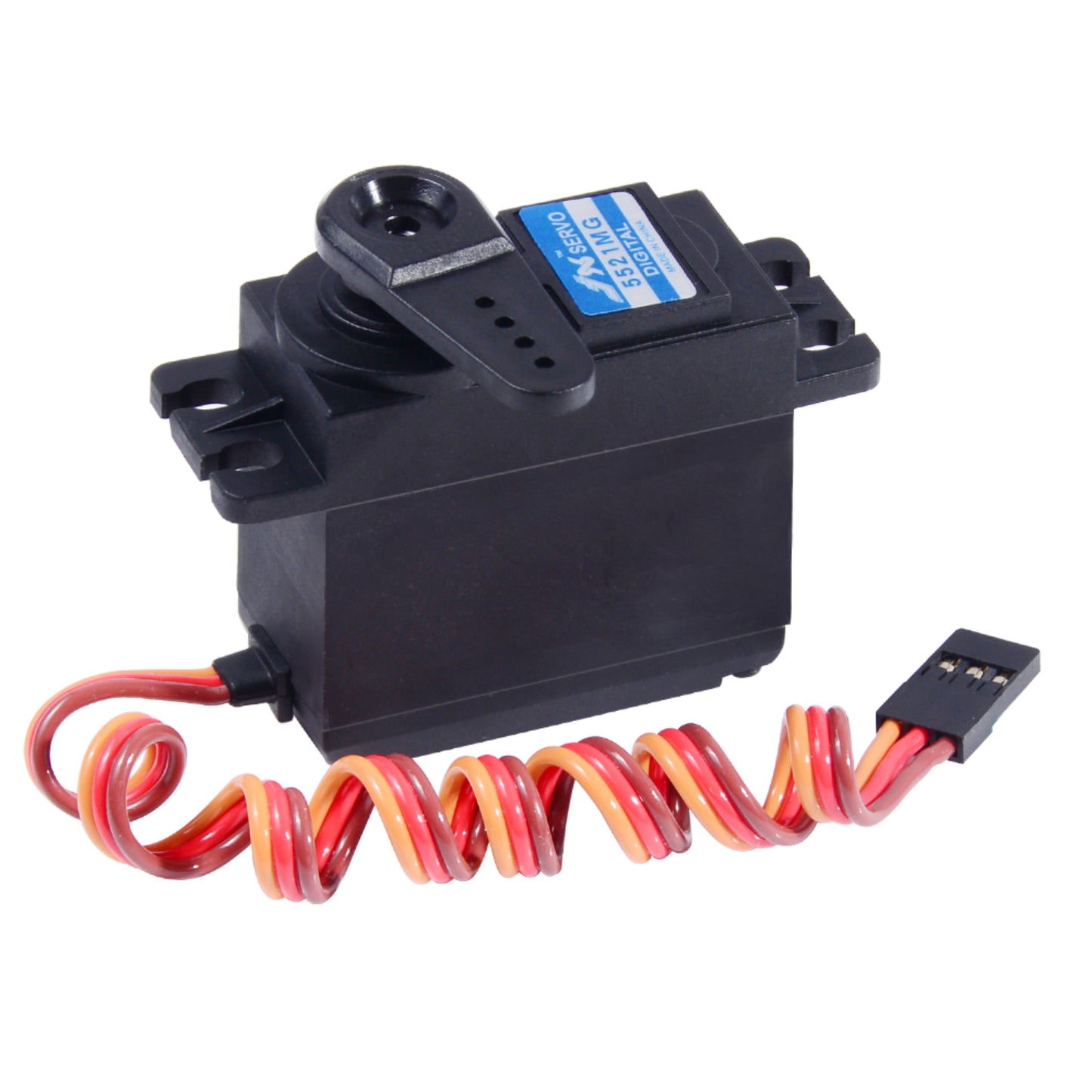 JX Servo PDI-5521MG Metal Gear Digital Servo 21.32kg-cm High Torque Servo Motor For 1/8 1/10 Scale RC Models