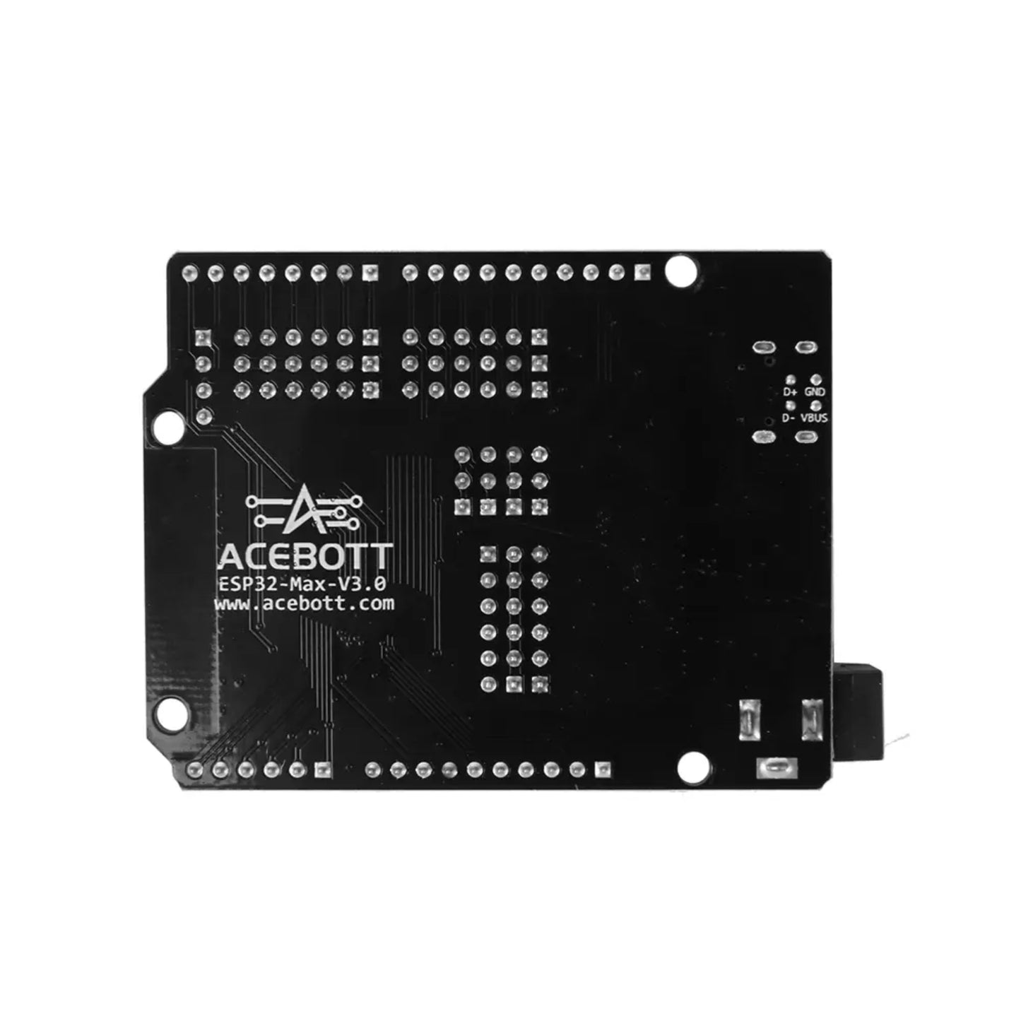 ACEBOTT ESP32 Max V3.0 Controller Board High-Performance 240MHz Dual-Core, Onboard WiFi/Bluetooth, 34 GPIO & Built-in Battery Management