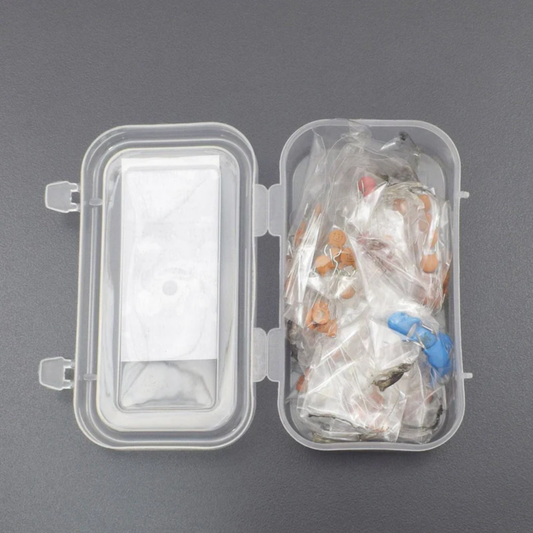 100Pcs Capacitor Assortment Kit 20 Value Electronic Capacitor Starter Kit for DIY Projects 5 Pcs - RS129
