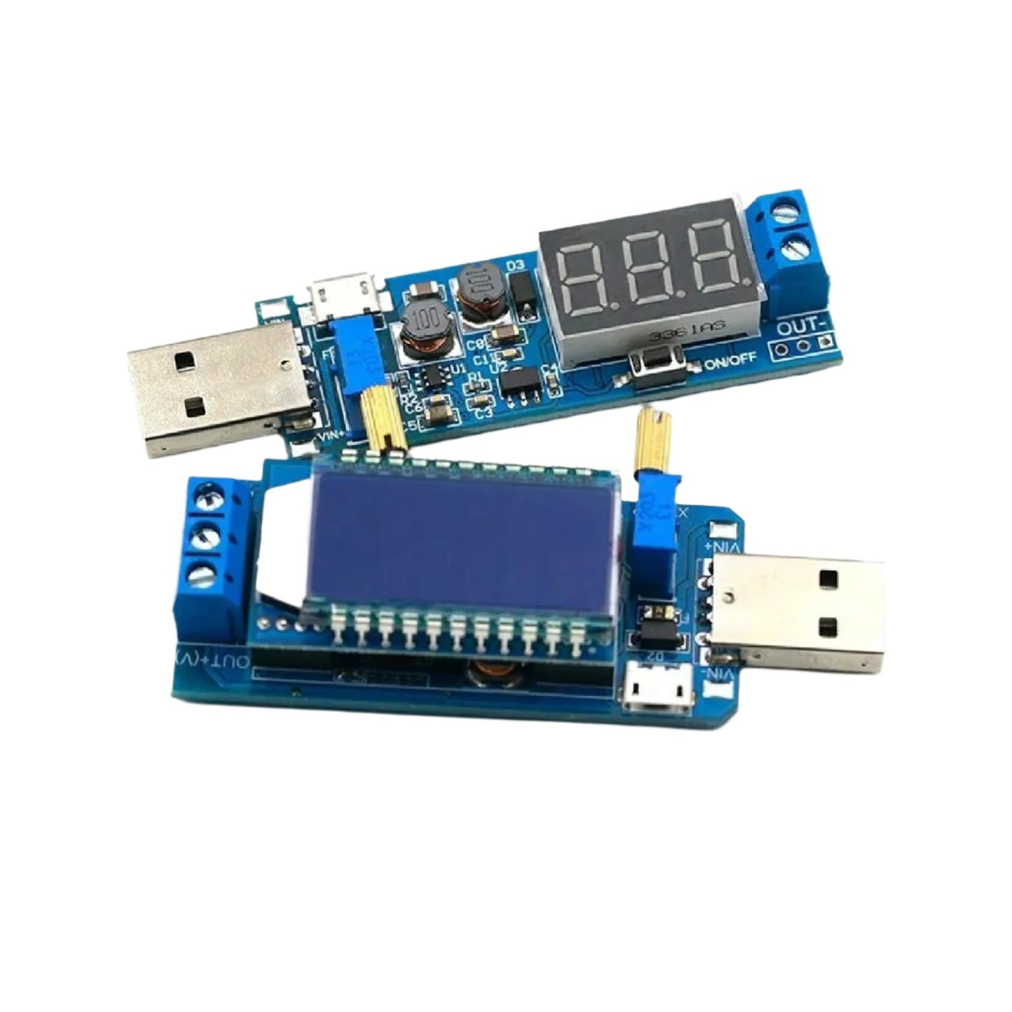 DC-DC 5V To 3.5V-12V Adjustable Boost Buck Converter USB Step-Up/Down Power Supply Module - 1.2V-24V Boost Buck Converter USB Power Supply LCD Power Supply - RS2541