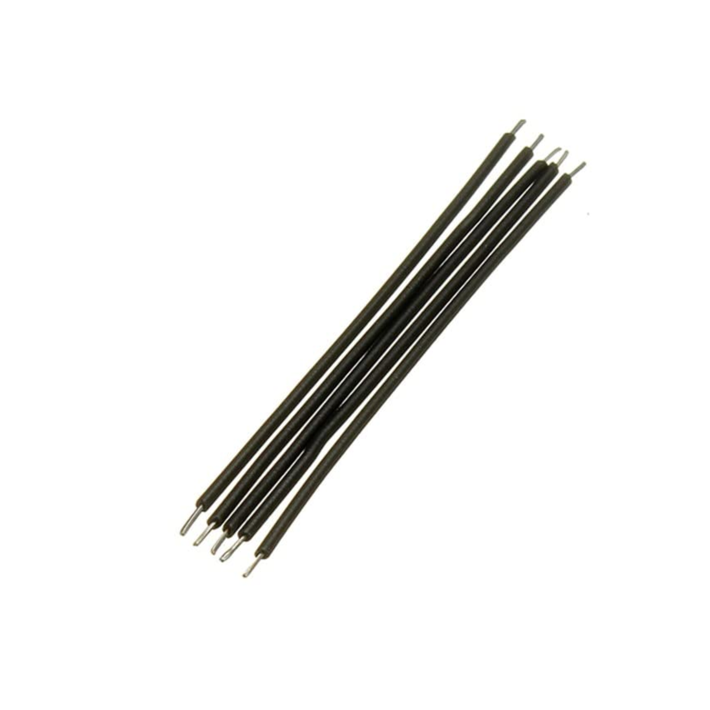 Motherboard PCB Breadboard Jumper Cable 150mm Breadboard Jumper Wire 24AWG For PCB, Arduino, and Motherboard Prototyping - Black Pack of 20 - RS3859