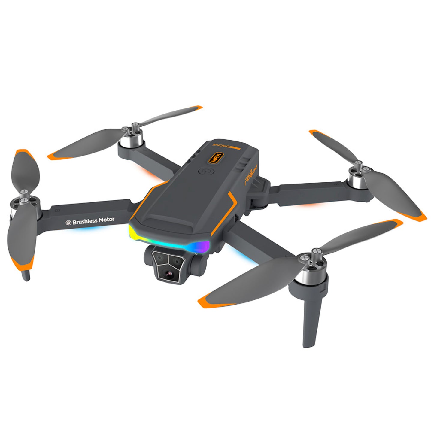 F168 Foldable Drone Quadcopter with 4K Dual Camera, Optical Flow, Obstacle Avoidance & 20 Min Flying Time - RS8687