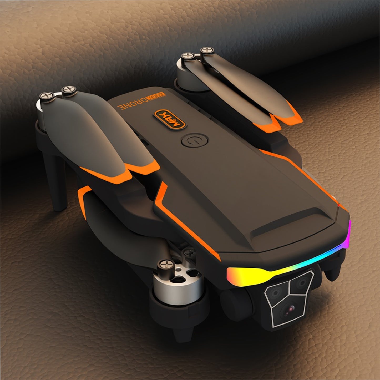 F168 Foldable Drone Quadcopter with 4K Dual Camera, Optical Flow, Obstacle Avoidance & 20 Min Flying Time - RS8687