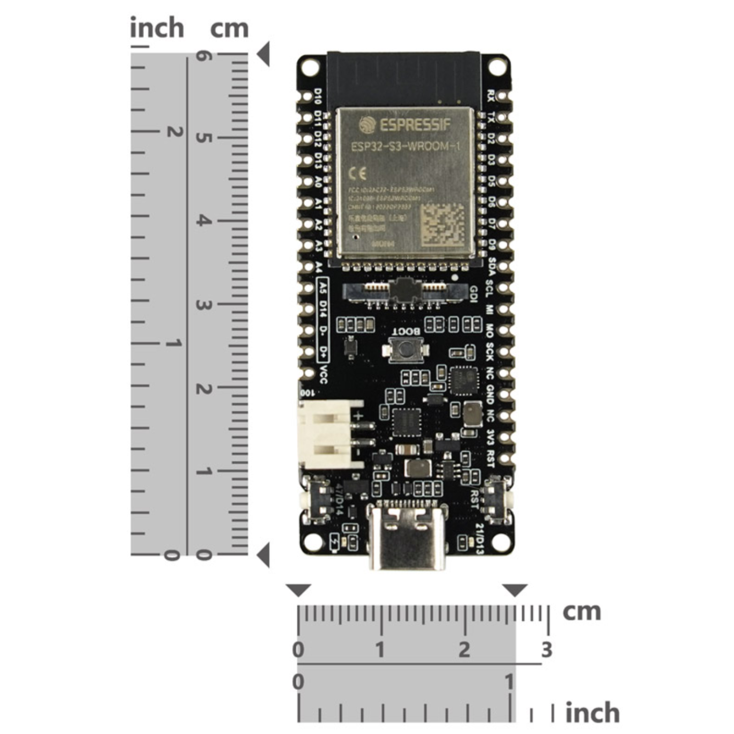 DFRobot FireBeetle 2 ESP32-S3 (N4) Dual-core IoT Microcontroller No Camera, 4MB Flash, 512KB SRAM, Integrated AI Acceleration For Advanced Projects