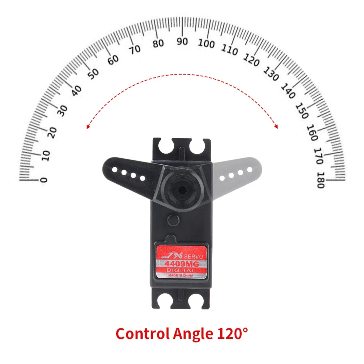 JX Servo PDI-4409MG Coreless Digital Standard Servo 9KG High-Torque Servo For RC Models