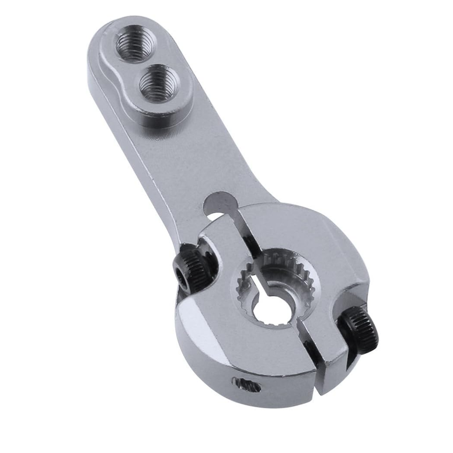 Robust Silver 25T Servo Horn Arm Made from Lightweight Aluminum Alloy - Ideal for RC Model Building