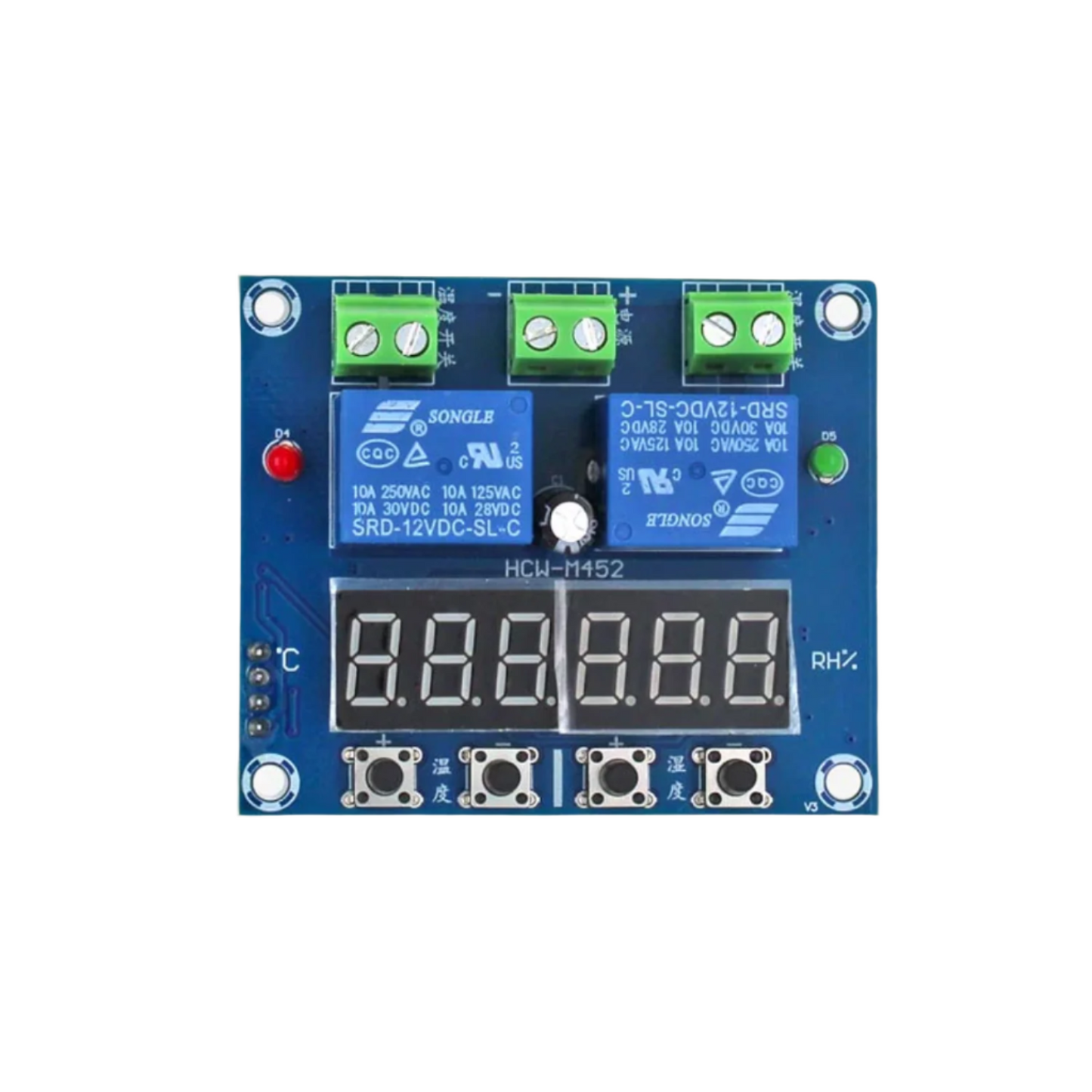 XH-M452 12V Digital Temperature and Humidity Controller Module