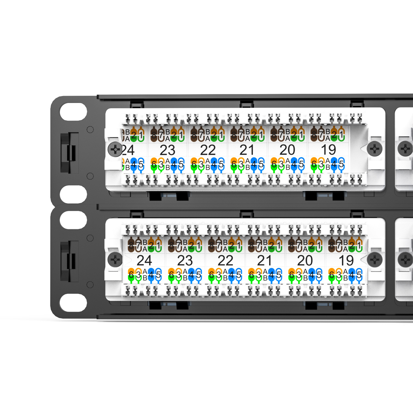 48‑Port Cat5e Unshielded Patch Panel
