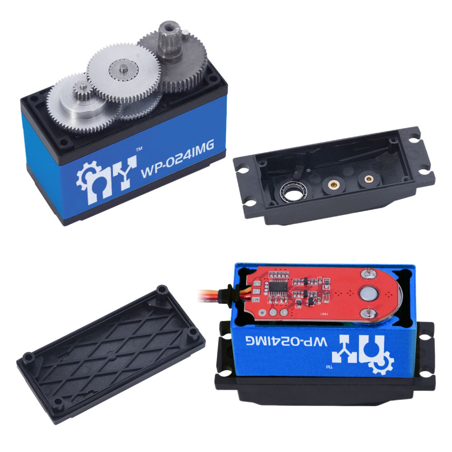 My Servo WP-0241MG Waterproof Metal Gear 40.0kg High-Torque Digital Servo For Demanding RC Applications