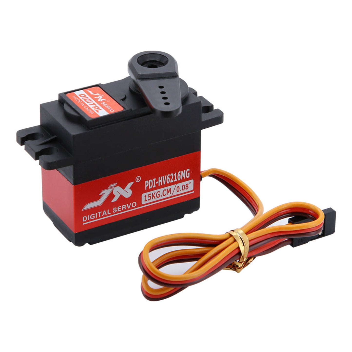JX PDI-HV6216MG 16KG High Torque Coreless Digital Servo For RC Cars, Planes, and Drones