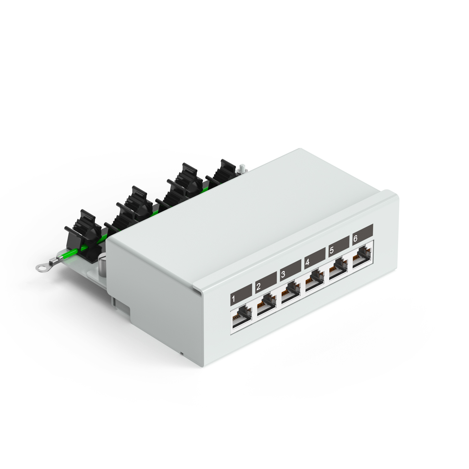 90° patch panel