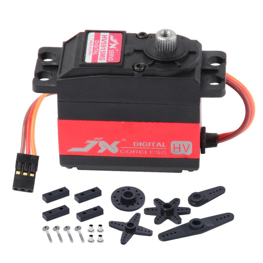 JX Servo PDI-HV5915MG Coreless Digital Servo 15KG High-Voltage Metal Gear Digital Servo For RC Airplanes, Helicopters & Cars