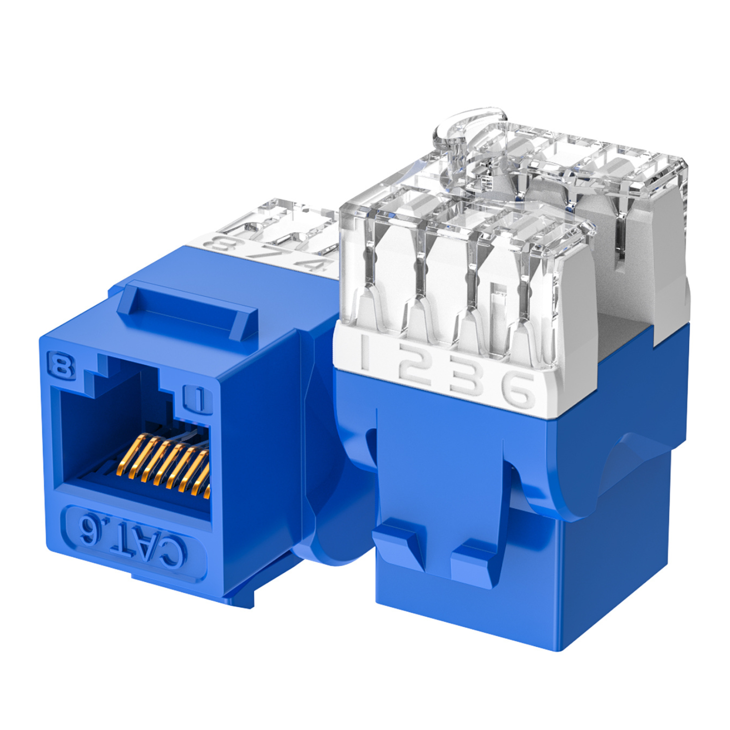 UTP Keystone Jack 180°