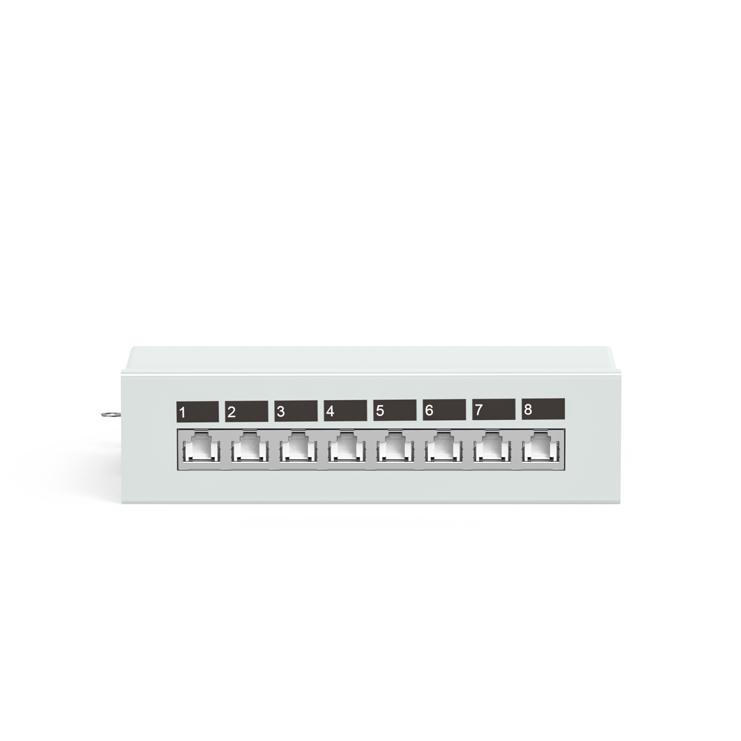 8-Port 90 Degree Patch Panel