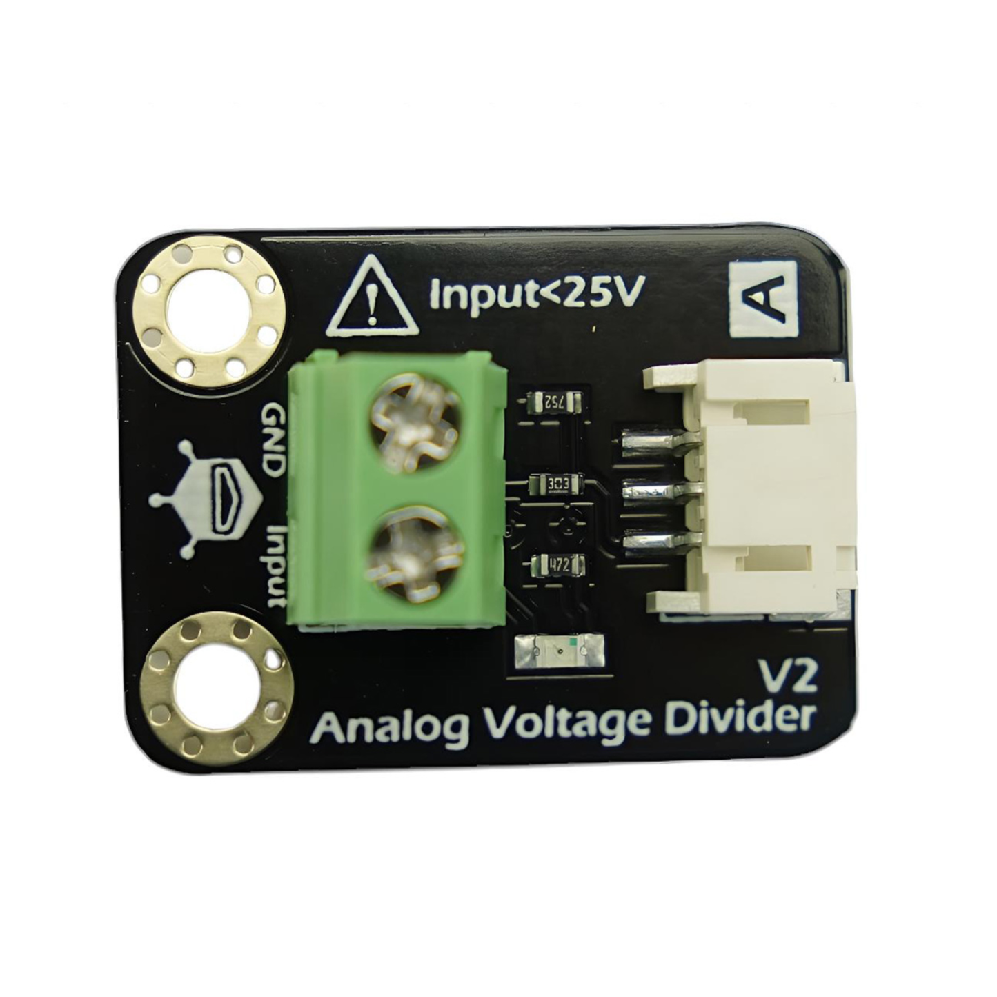 DFRobot Gravity: Analog Voltage Divider V2 5x Voltage Reduction Module For Safe Analog Input Measurement up to 25V