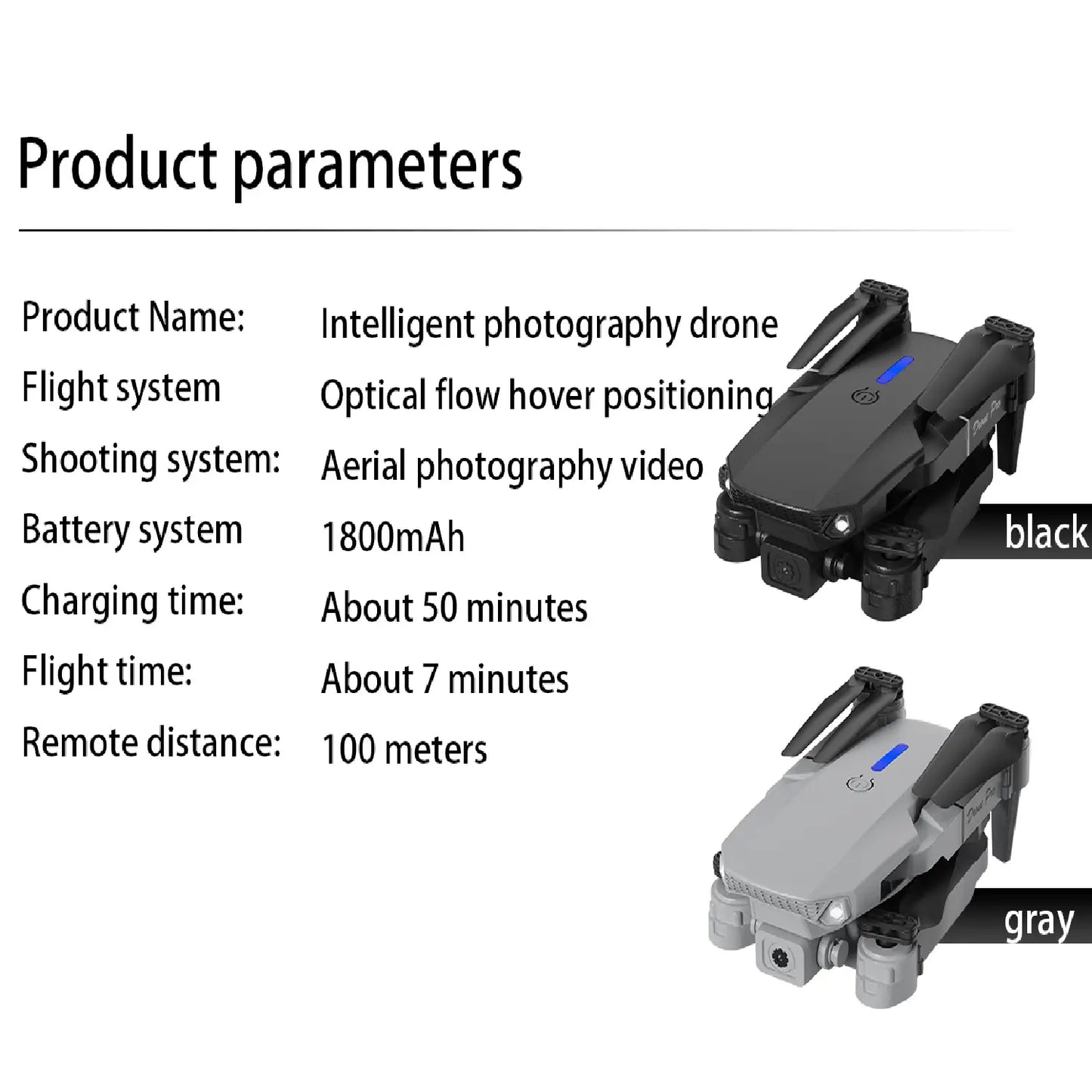 E88 Air Drone – 1080P HD Camera, Foldable & Beginner-Friendly Quadcopter