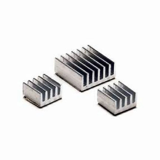 Raspberry Pi 4 Black Heat Sink 3-Piece Aluminum Cooling Set - RS2459