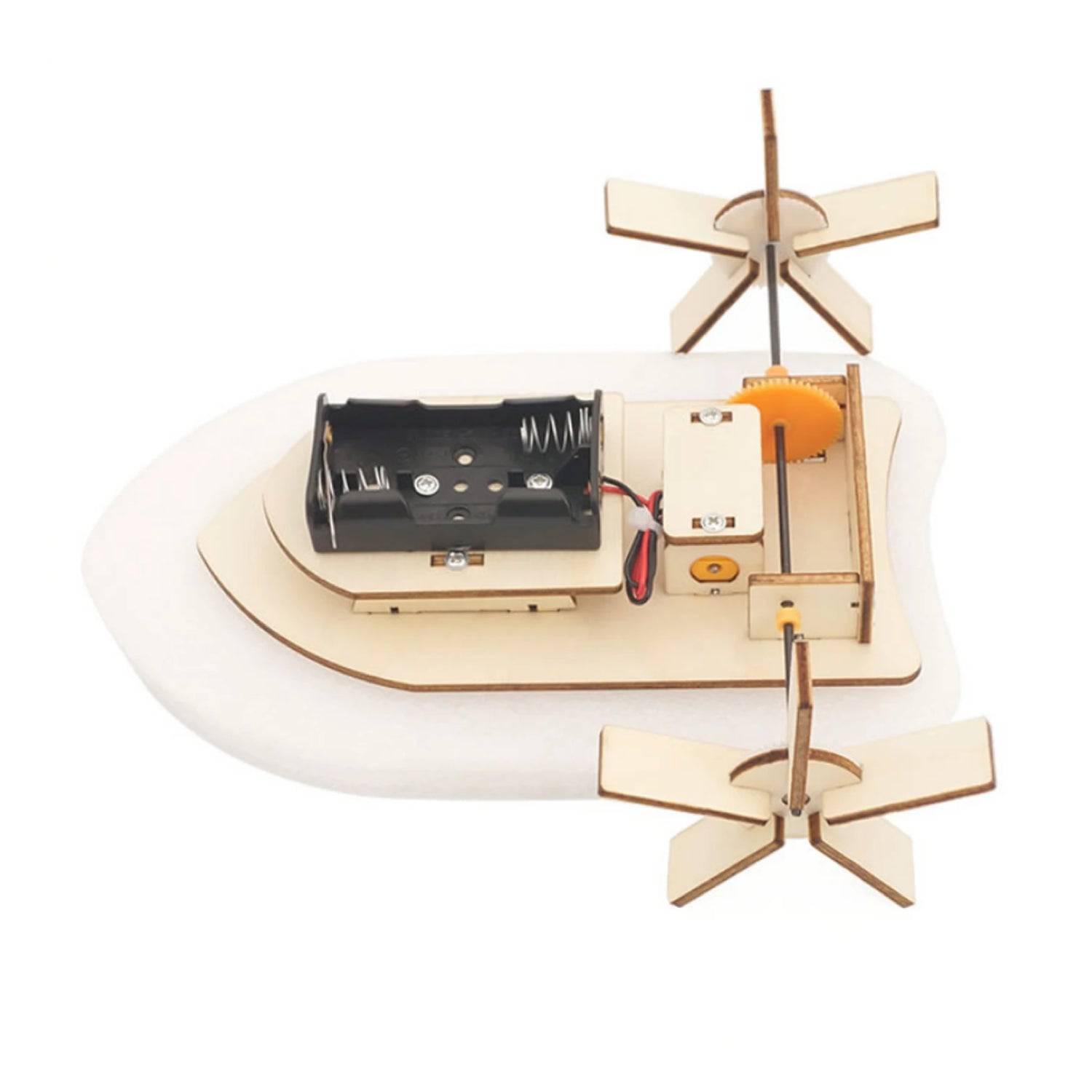 Paddle Wheeler Boat STEM Kit DIY Wooden Paddle Wheeler Boat
