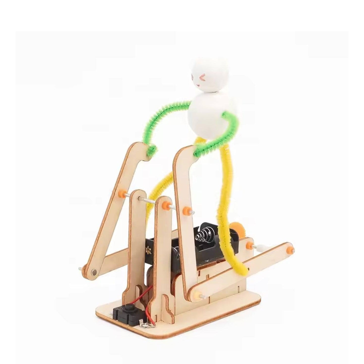 Treadmill Running Robot STEM Kit DIY Wooden Electric Science