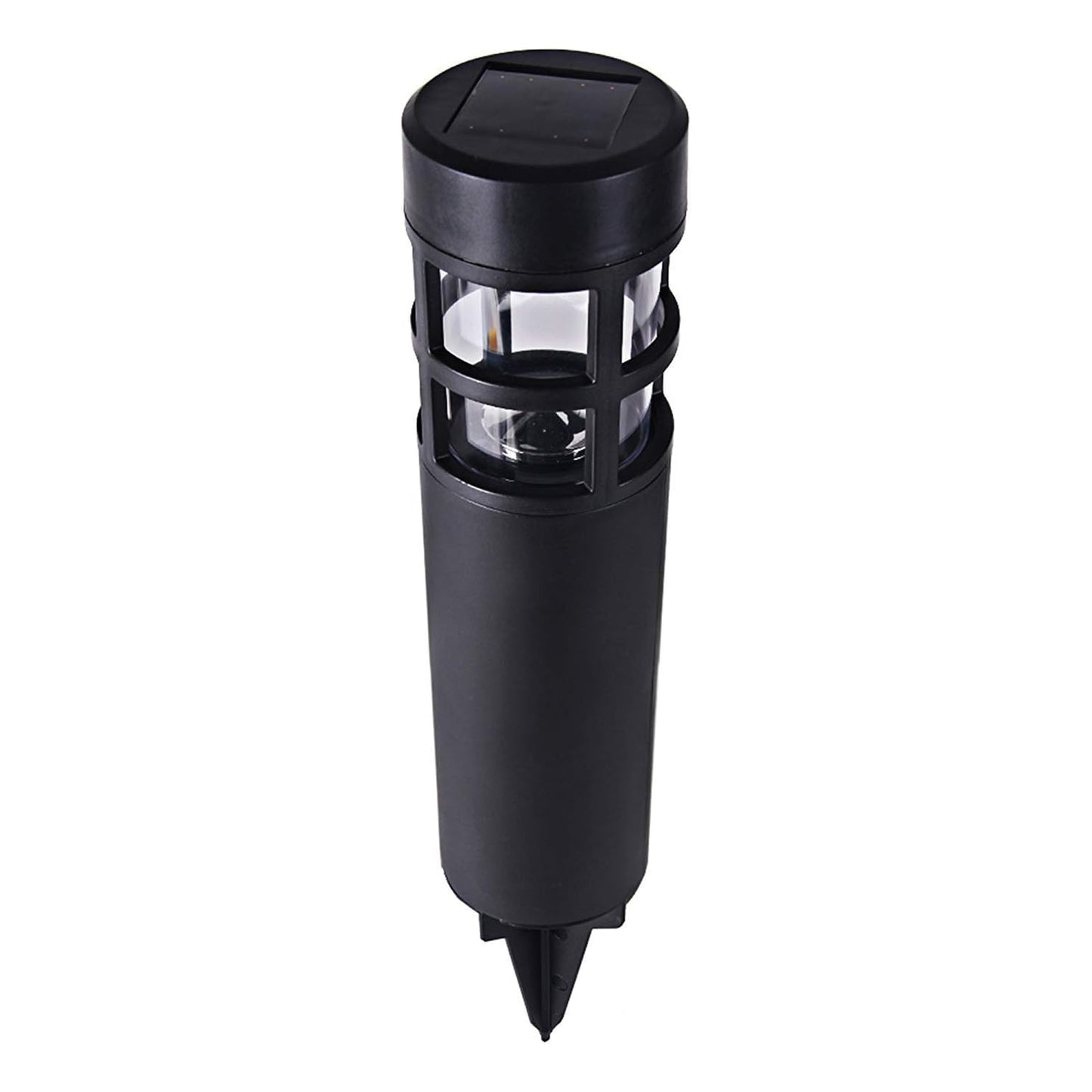 Solar Bollard Pathway LED Light Solar Garden Lights Outdoor - LED Bollard Solar Powered Path Lighting For Patio Pathway Backyard Lawn Landscaping, Pack Of 1 - RS5858