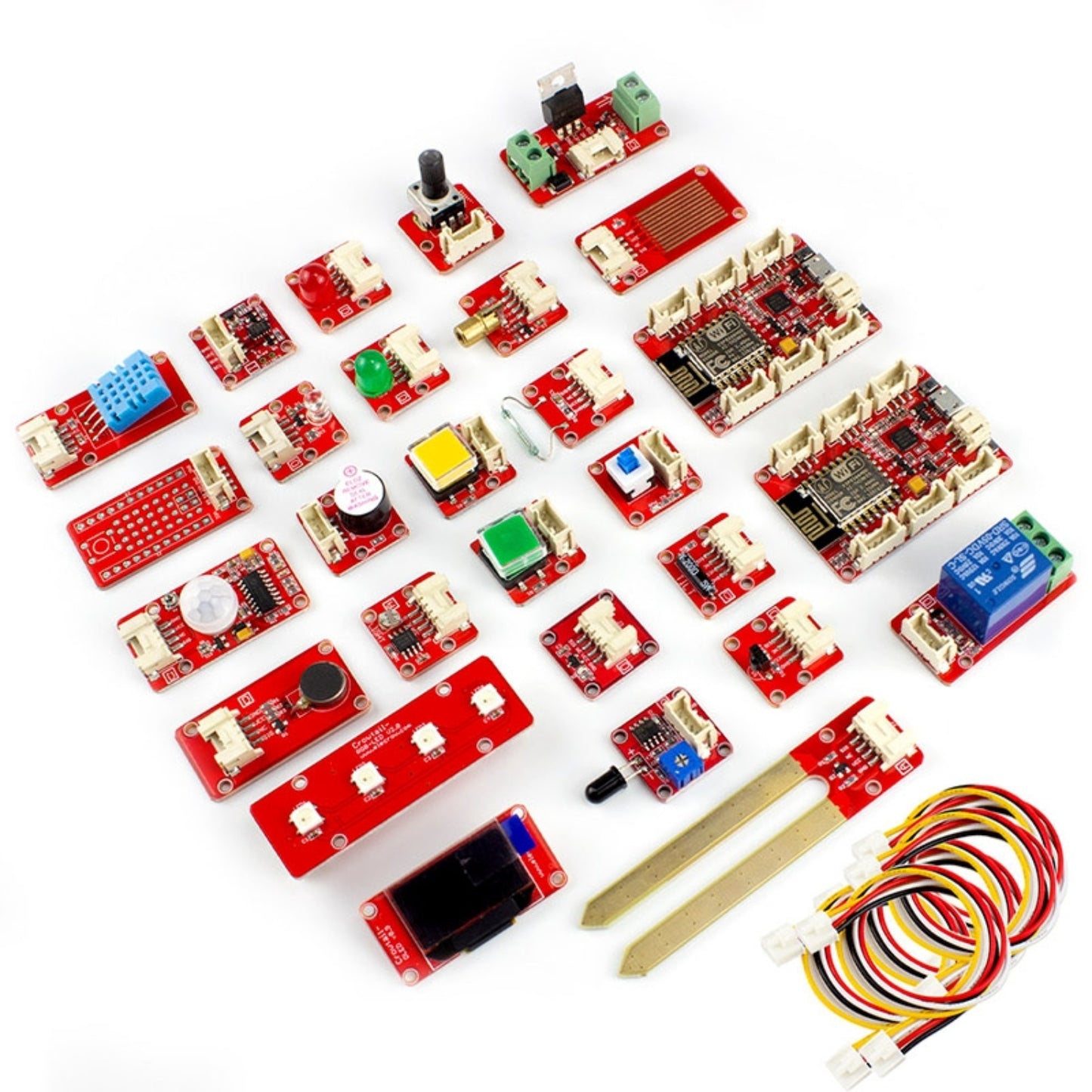 ELECROW ESP8266 NodeMCU IOT Kit All-In-One ESP8266 NodeMCU IOT Kit For Beginners - RS7063