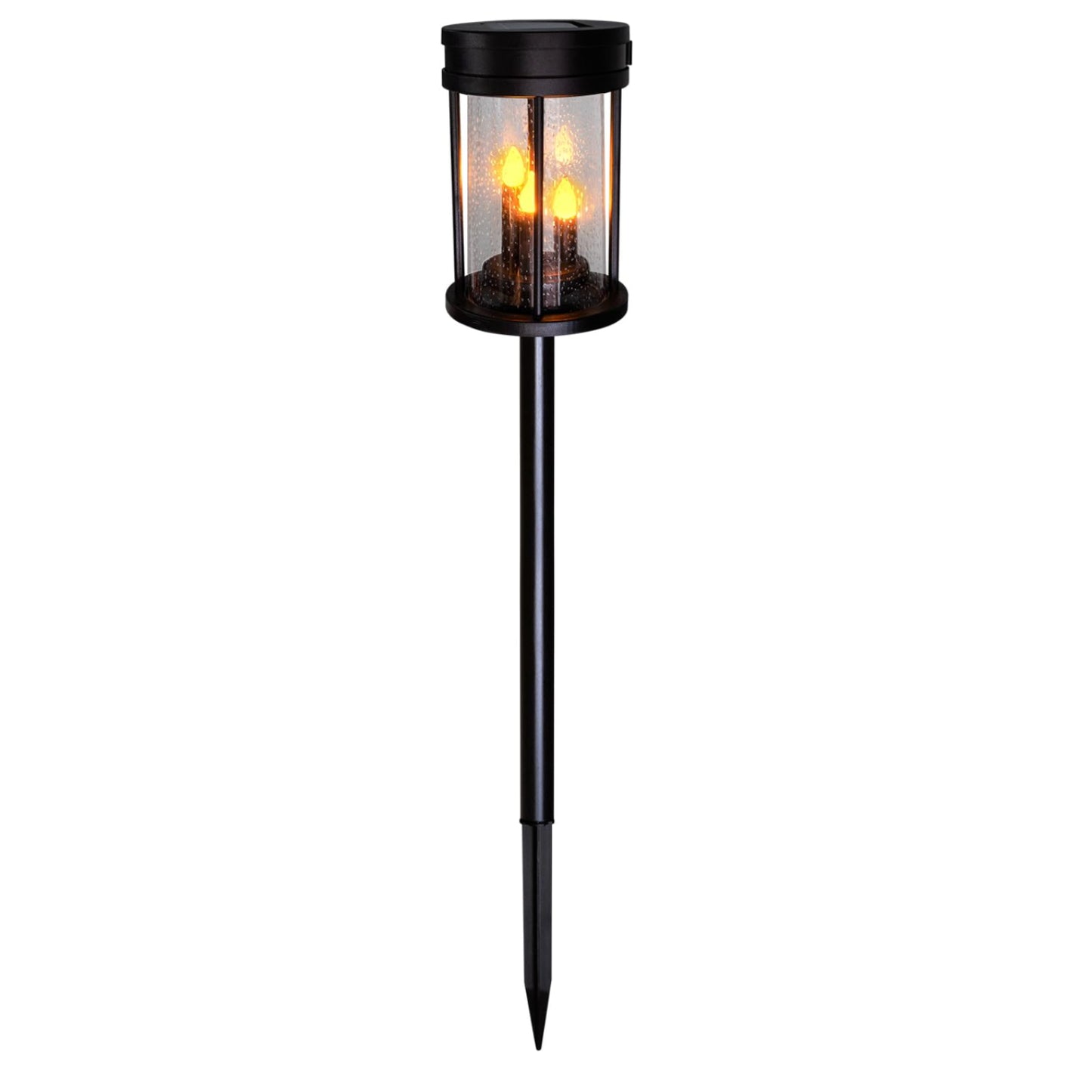 Flickering Candle Solar Lantern Stake Lights Solar-Powered Candle Lantern Stakes Garden Decoration Solar Lights Walkway Solar Lights Waterproof Solar LED Light - RS5872