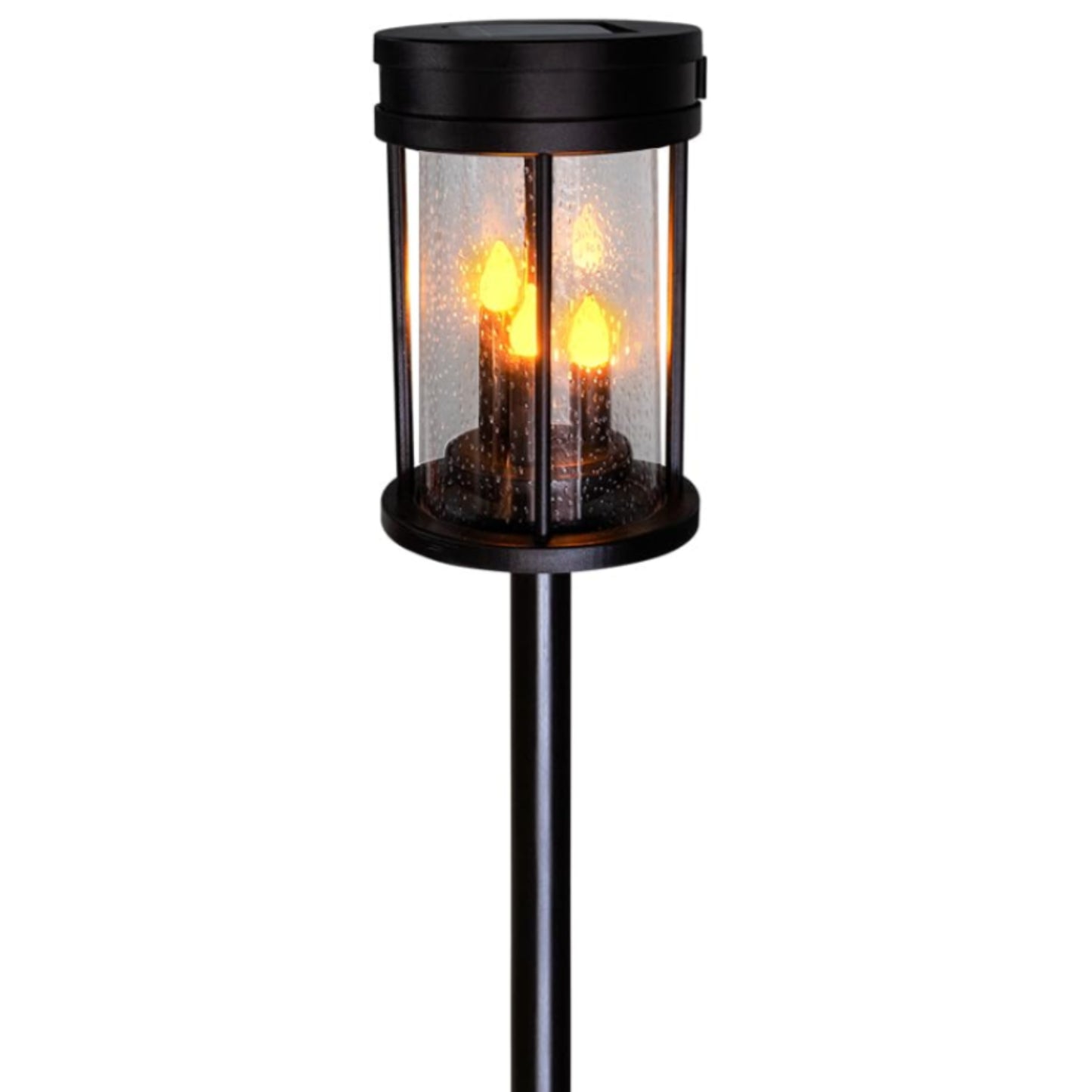 Flickering Candle Solar Lantern Stake Lights Solar-Powered Candle Lantern Stakes Garden Decoration Solar Lights Walkway Solar Lights Waterproof Solar LED Light - RS5872