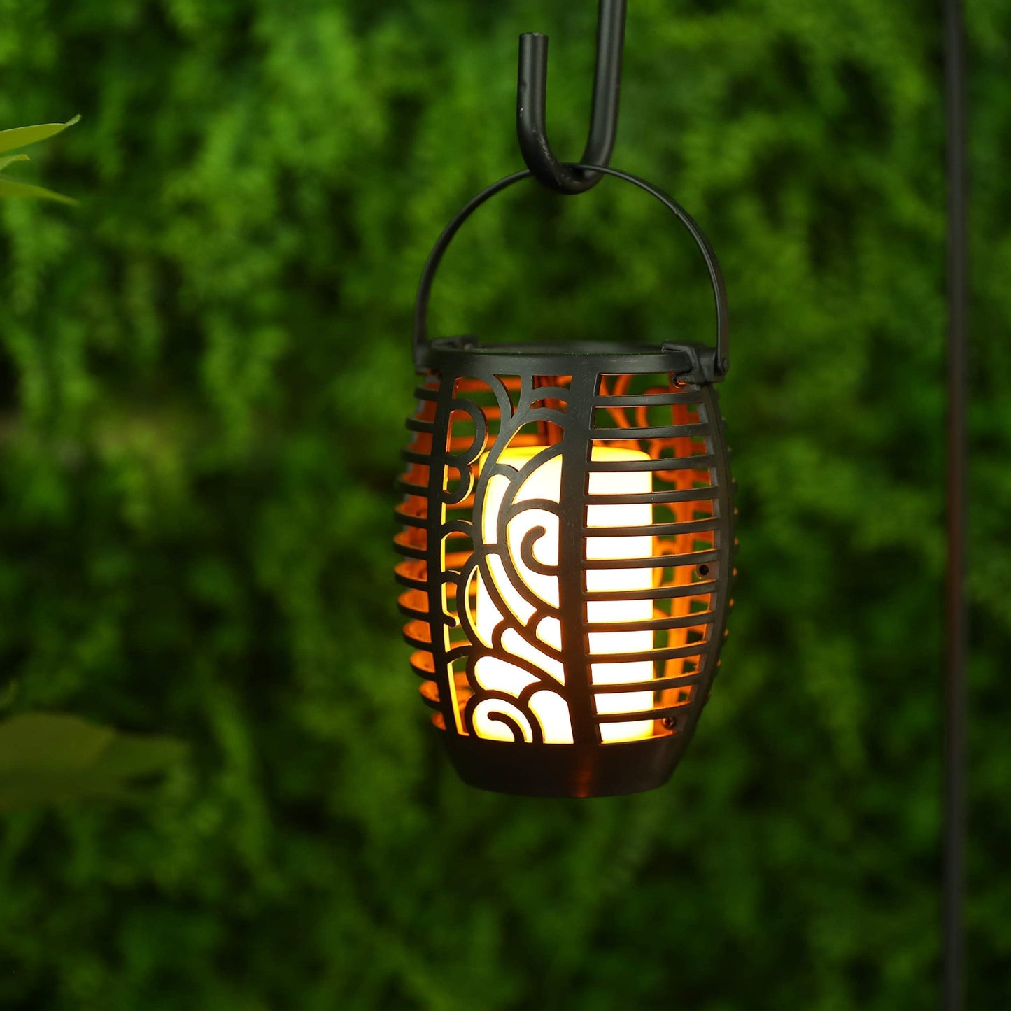 Hanging Lantern Solar Light LED Solar Table Lamp Solar-Powered Hanging Lantern With Warm LED Light Decorative Outdoor Lantern For Garden And Patio, Yard, Walkway, Pathway - RS5853
