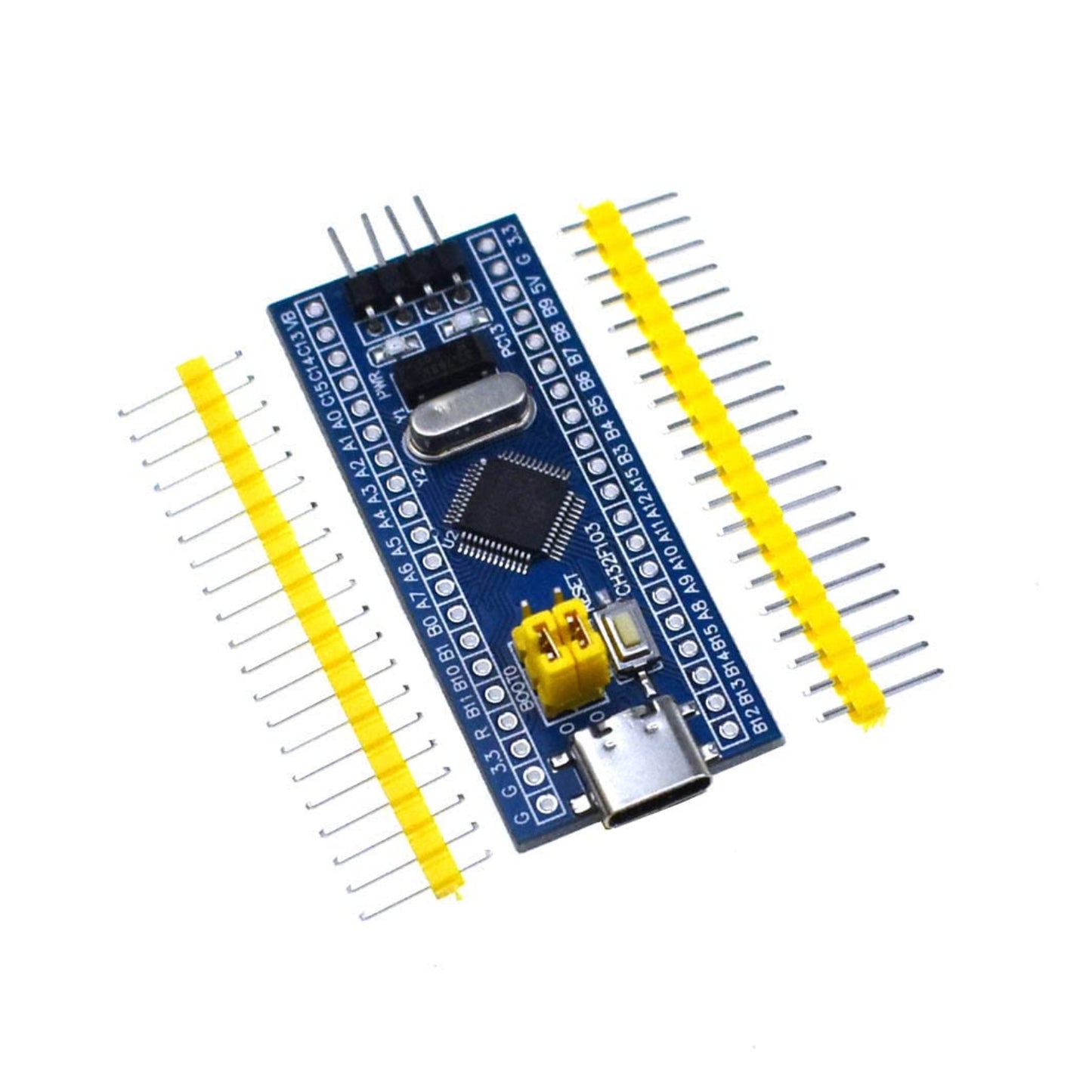 STM32F103C8T6 Microcontroller Board Module For Arduino DIY Kit CH32F103C8T6, USB Type-C Development Board STM32 ARM Core Module Minimalistic STM32 Board For DIY Projects - RS6960