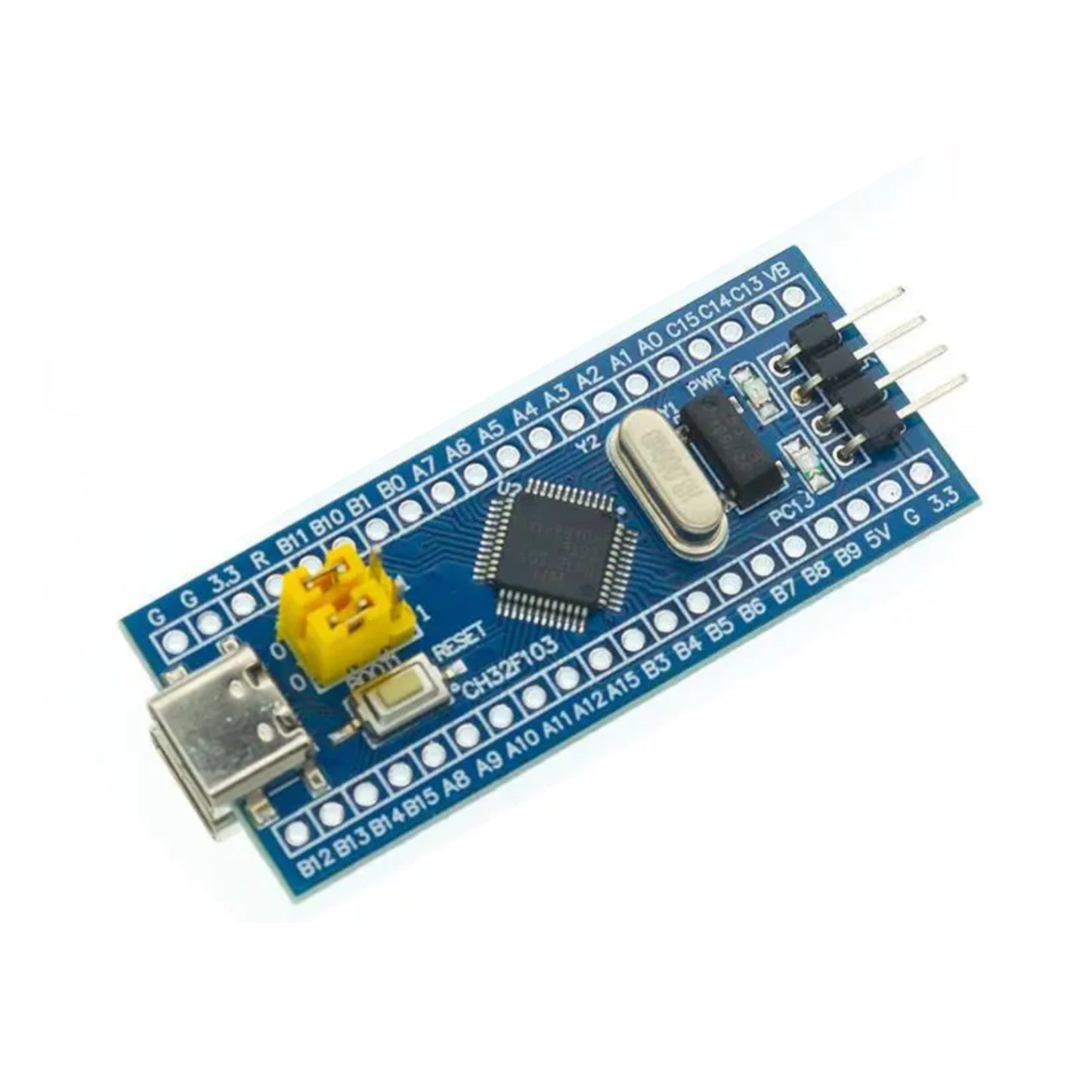 STM32F103C8T6 Microcontroller Board Module For Arduino DIY Kit CH32F103C8T6, USB Type-C Development Board STM32 ARM Core Module Minimalistic STM32 Board For DIY Projects - RS6960