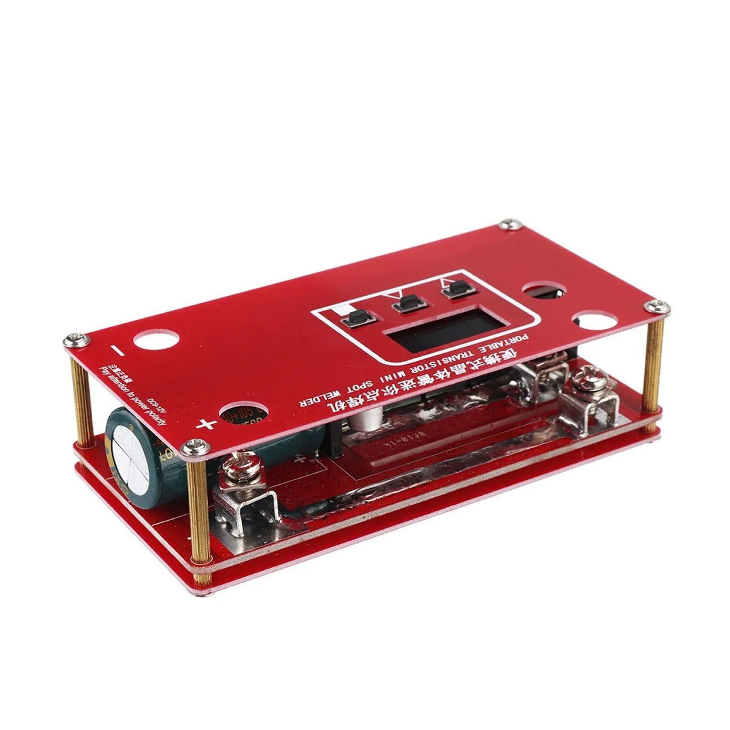 DIY Mini Spot Welder With LCD Display Portable DIY Spot Welder Machine User-Friendly Portable Spot Welder Automatic Touch Welding Mode For 18650 Battery - RS2735