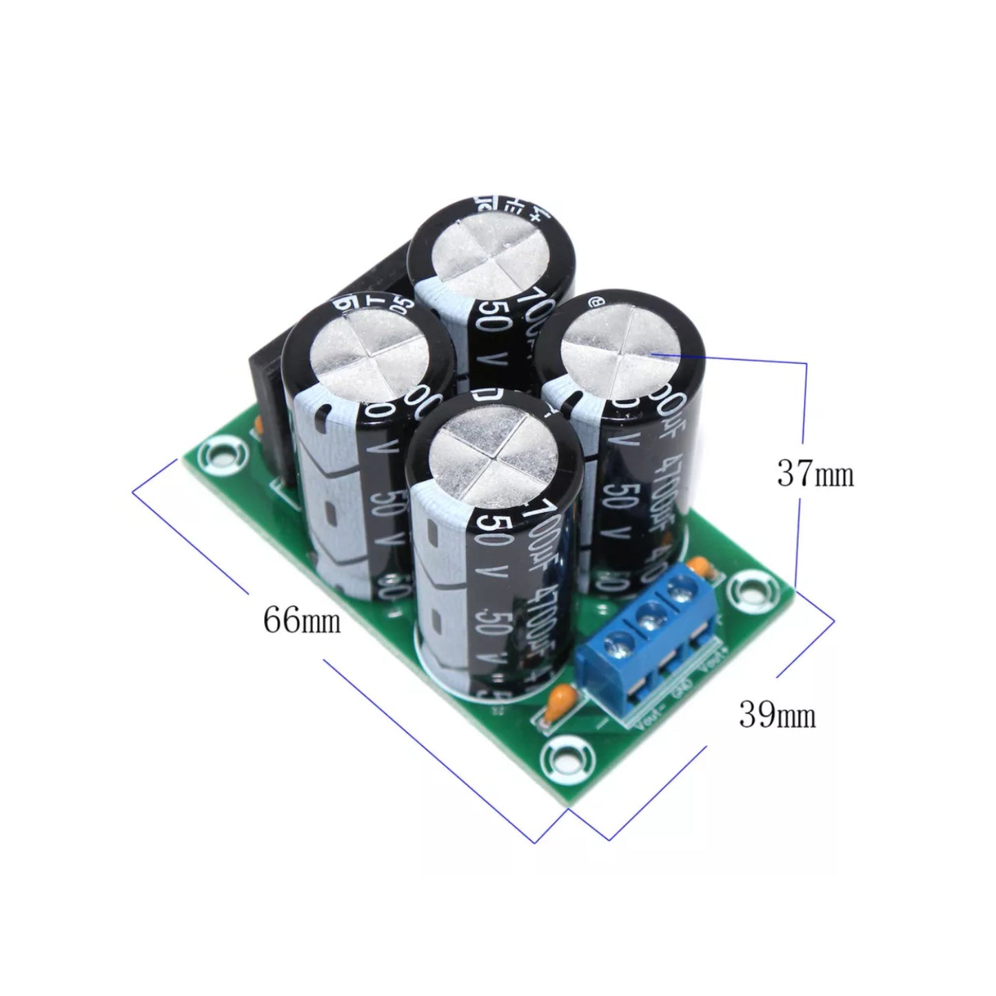50V 4700uF 25A Dual Power Supply Board 25A Dual Power Supply Rectifier Board Dual Power Supply Module For Electronic Projects - RS6685