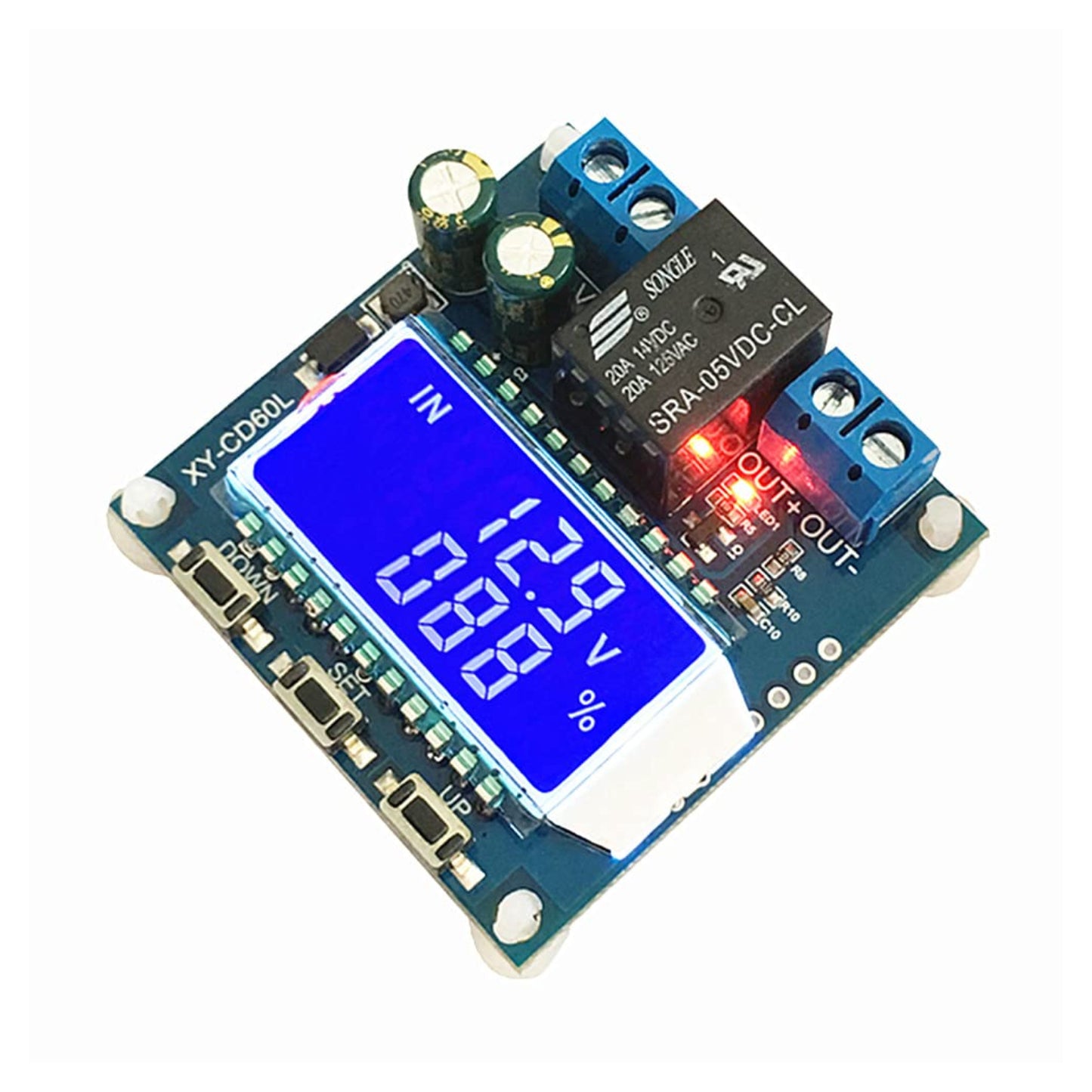 XY-CD60L Solar Battery Charging Module DC6-60V Solar Charge Controller With Low Voltage Protection Solar Battery Charge/Discharge Controller Power Your Solar Setup Reliable Solar Battery Management Solution - RS6823