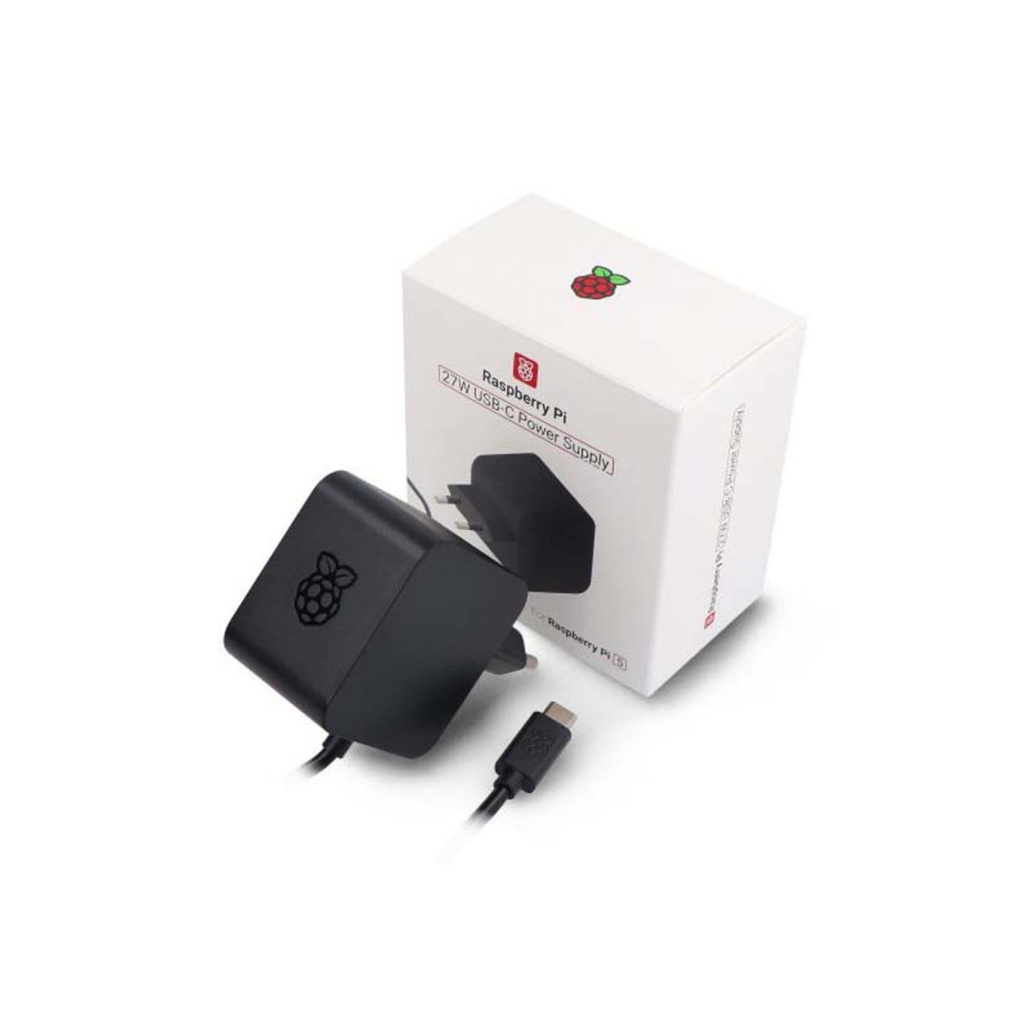Raspberry Pi 5 Power Supply Official 27W USB-C PD Power Supply for Raspberry Pi 5