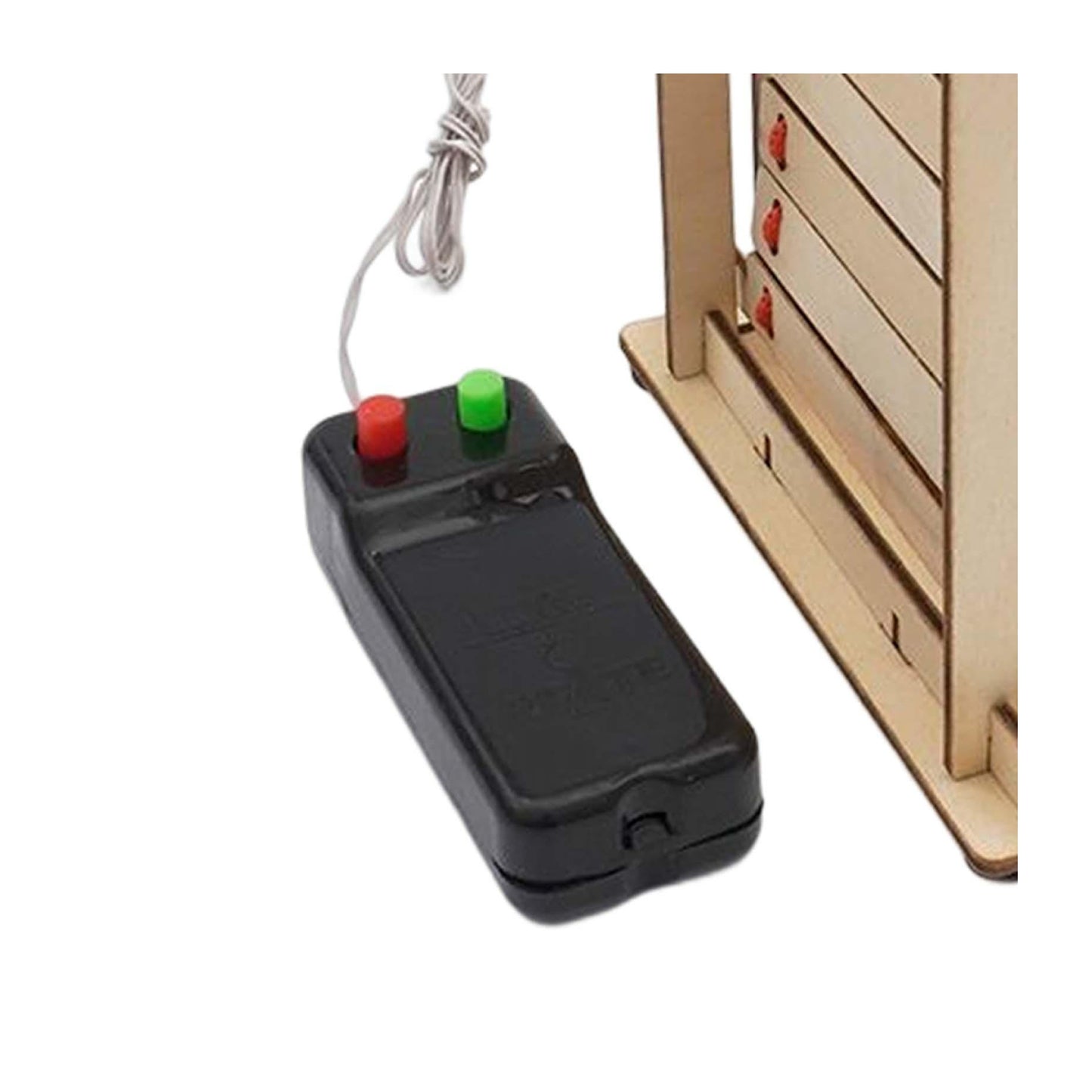 Wooden Electric Gate STEM Kit DIY Electric Gate Toy DIY Electric Gate Physics Toy Build Your Own Wooden Electric Gate: A Hands-On Physics Experiment - RS6383
