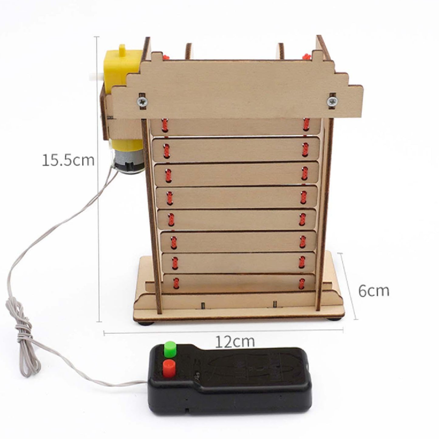 Wooden Electric Gate STEM Kit DIY Electric Gate Toy DIY Electric Gate Physics Toy Build Your Own Wooden Electric Gate: A Hands-On Physics Experiment - RS6383