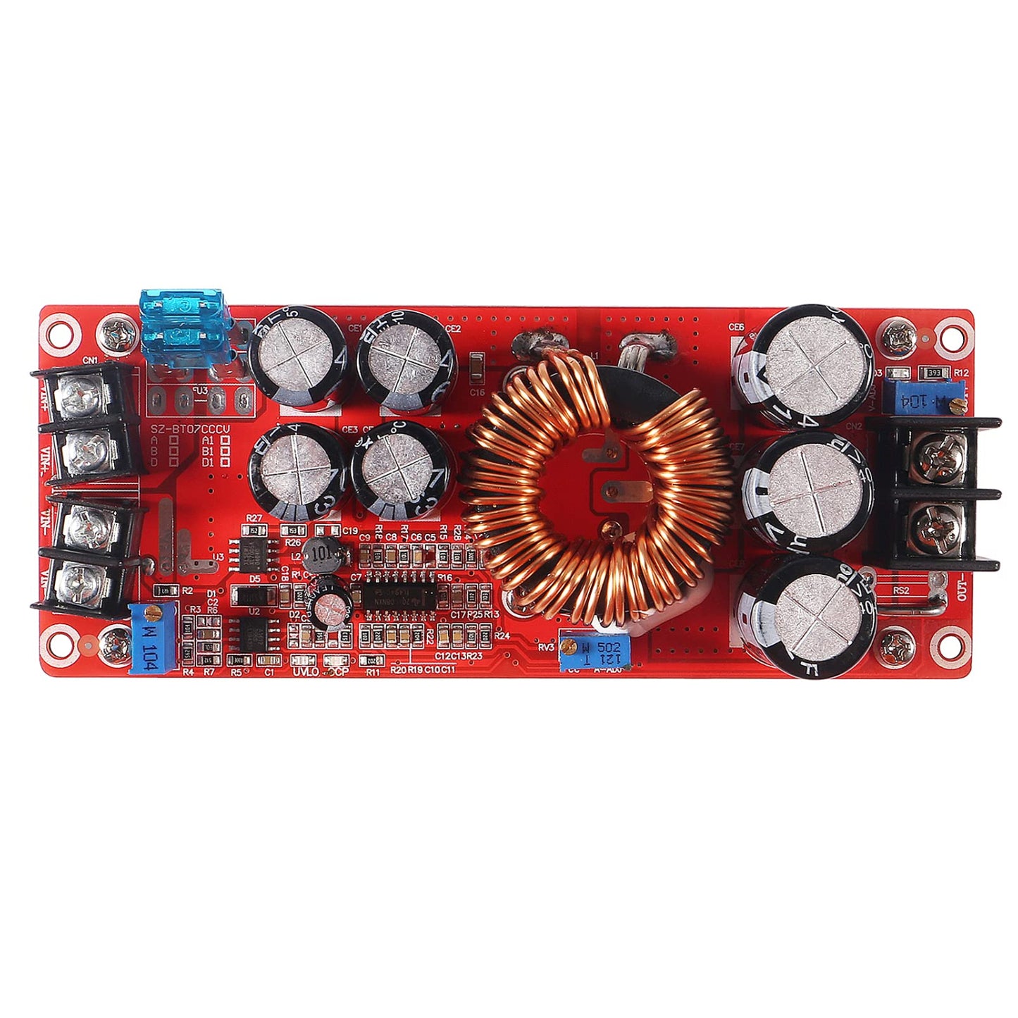 DC-DC 1200W 20A Step-Up Converter 8-60V To 12-83V Boost Converter 20A Boost Converter Module Efficient DC-DC Boost Converter For High-Power Applications - RS4931