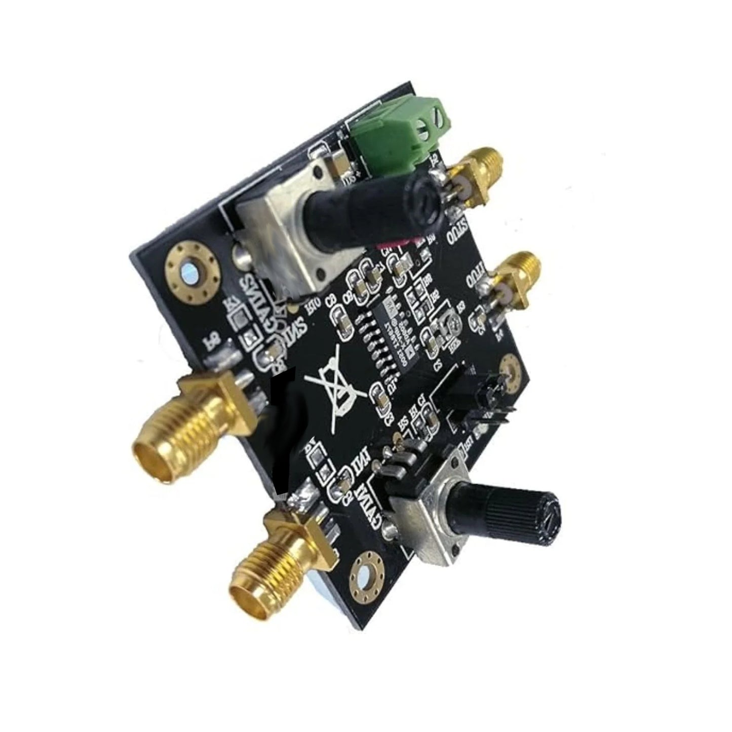 AD605-Based Dual Voltage-Controlled VGA Amplifier AD605 Low-Noise VGA Amplifier 5V Single-Supply VGA Amplifier With Adjustable Gain For Signal Amplification Applications - RS5111