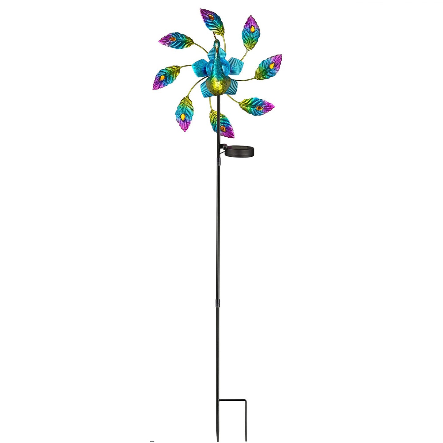 Solar Powered Peacock Path Light Solar Powered Garden Lights Waterproof Outdoor Garden Decor Ideal For Driveway, Backyard, Along Patio Or Porch, Around Pool, Decorative Designs, Pack Of 1 - RS6138