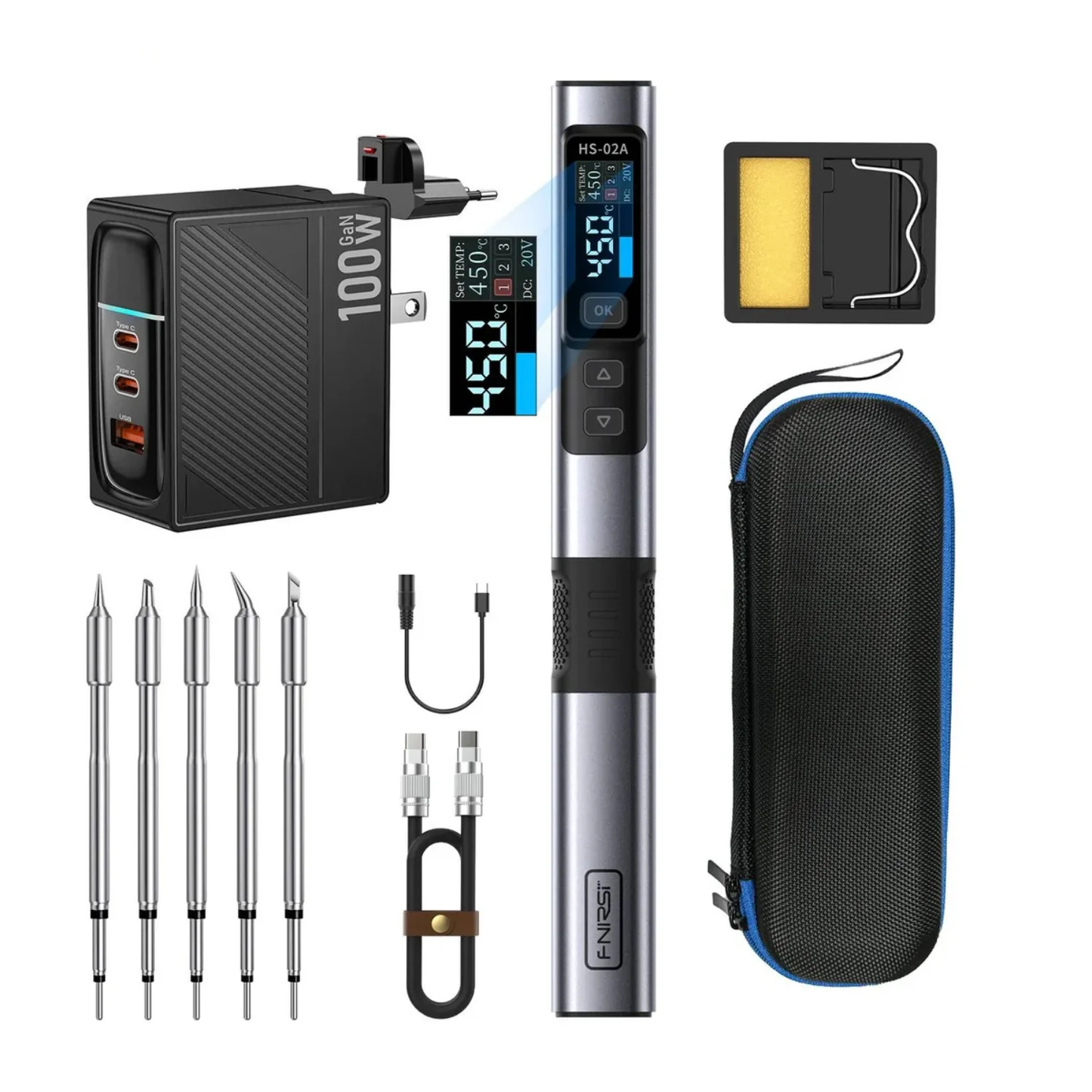 FNIRSI HS-02 Intelligent Soldering Iron