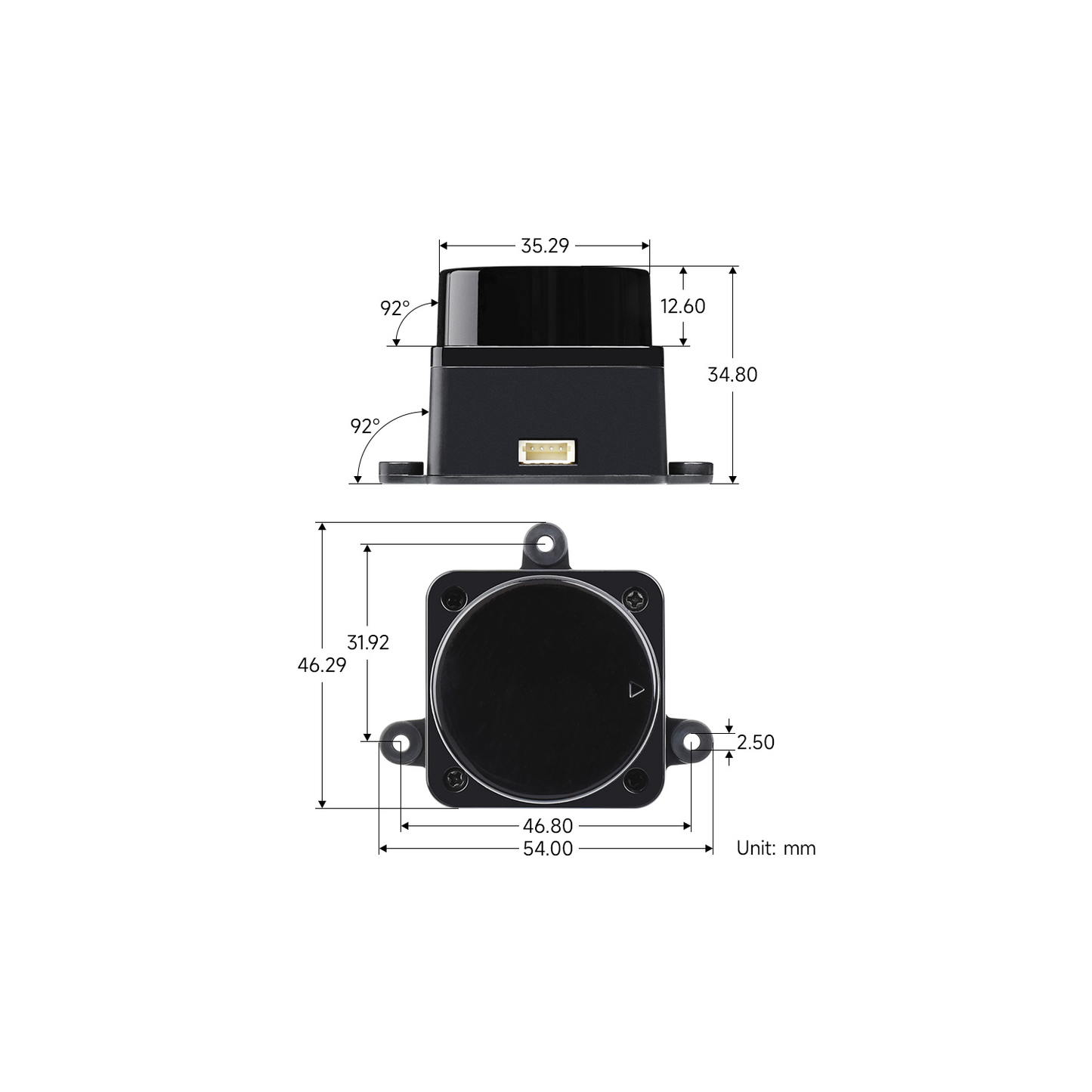 DTOF Laser Lidar Sensor