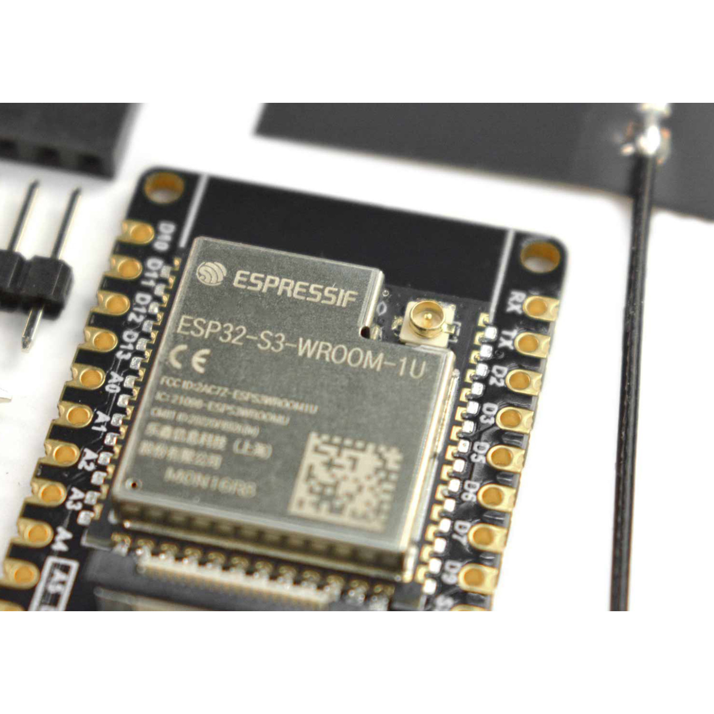 ESP32-S3 board with camera and wireless.