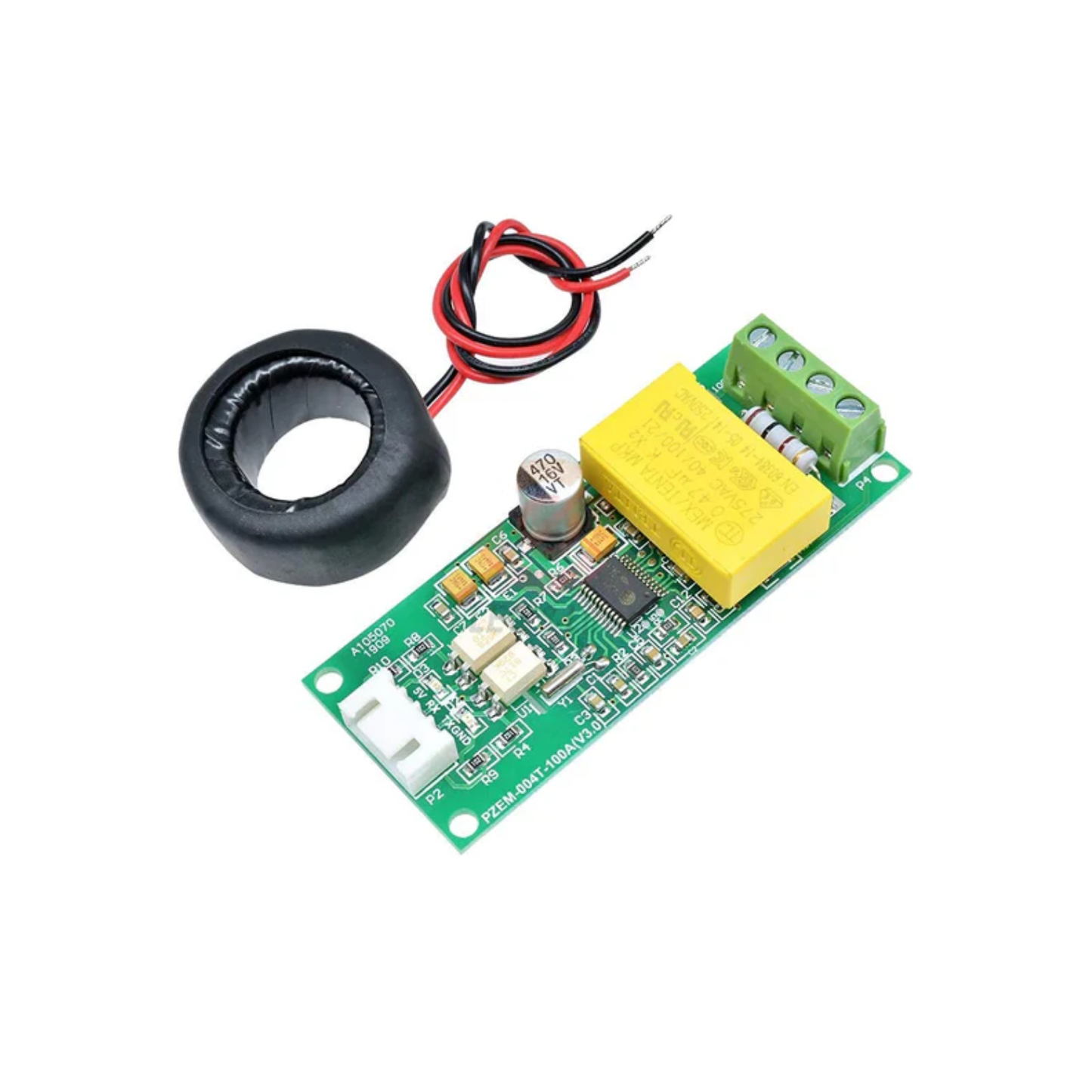 PZEM-004T AC Power Meter 80-260V 100A Mini Multifunction Power Meter With CT Coil Voltage, Current, & Energy Monitor Communication Module For Power Monitoring For Home/Industrial Use - RS3917