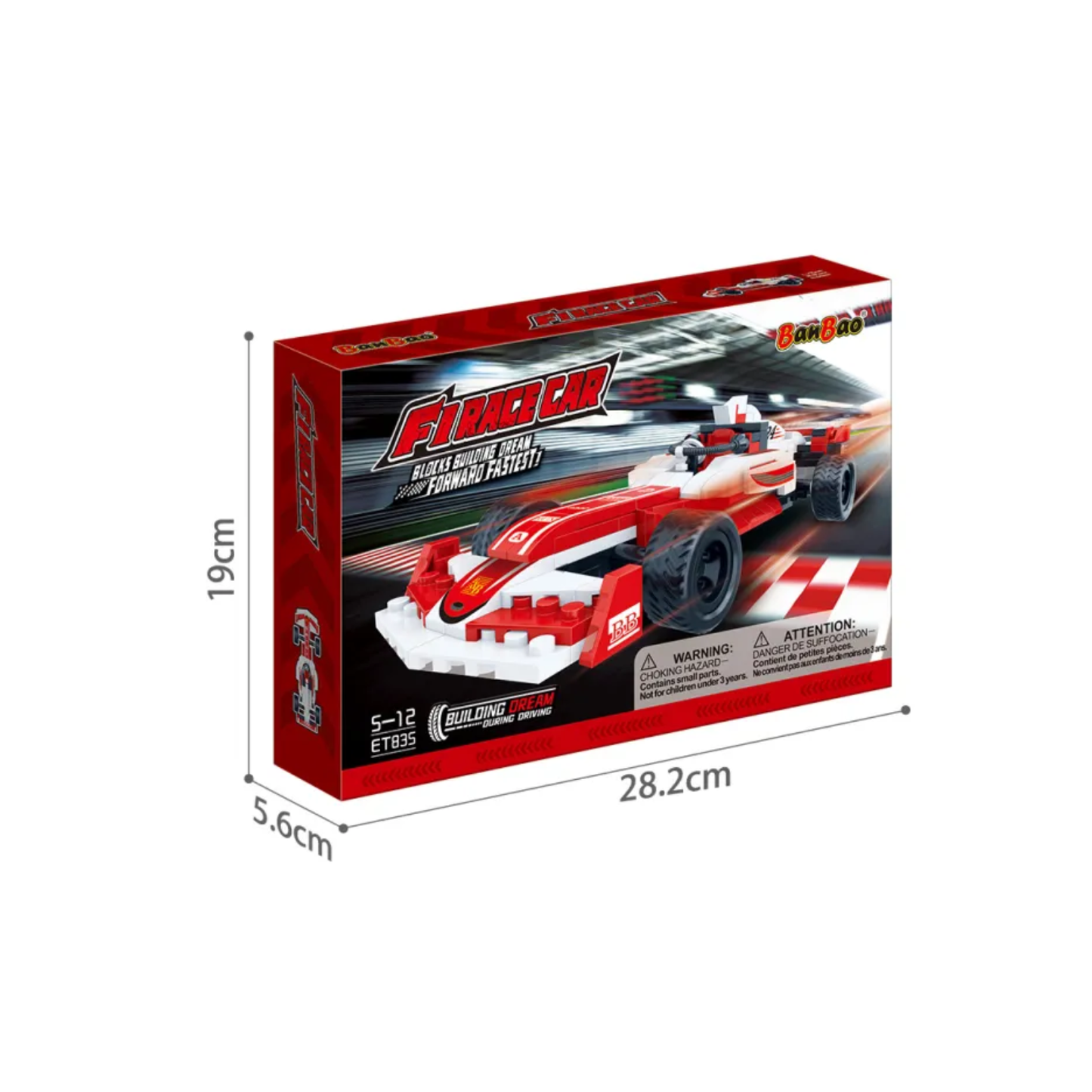BanBao Building Bricks F1 Race Car