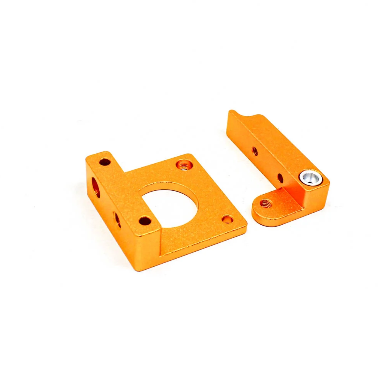 Left Side MK8 Extruder Block Aluminum Extruder Mounting Block For 3D Printers - RS3779