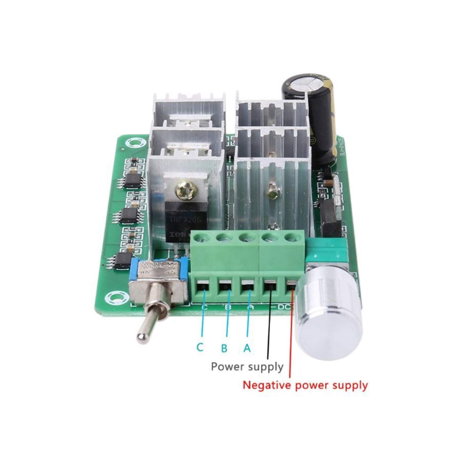 DC5-36V BLDC Motor Speed Controller 3-Phase Sensorless Brushless Modulator Motor Explosive Fan Drive - RS2559