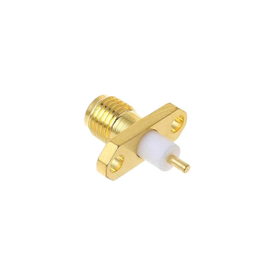 SMA Female Jack Straight SMA Connector Panel Mount 2 Hole Chassis Mount RF Connector - RS3794