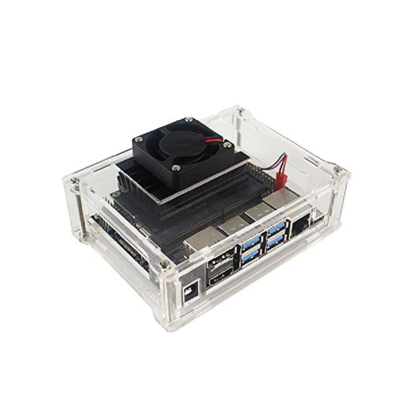 Nvidia Jetson Nano Acrylic Case Transparent Jetson Nano Acrylic Case for Development and Prototyping - RS3742