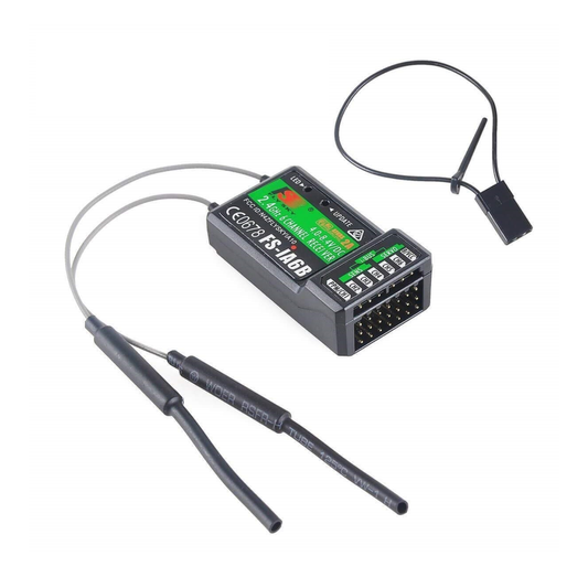Flysky FS-iA6B Receiver 2.4Ghz 6CH Long Range Dual Pass PPM PWM Output With ibus Receiver For RC Car Boat